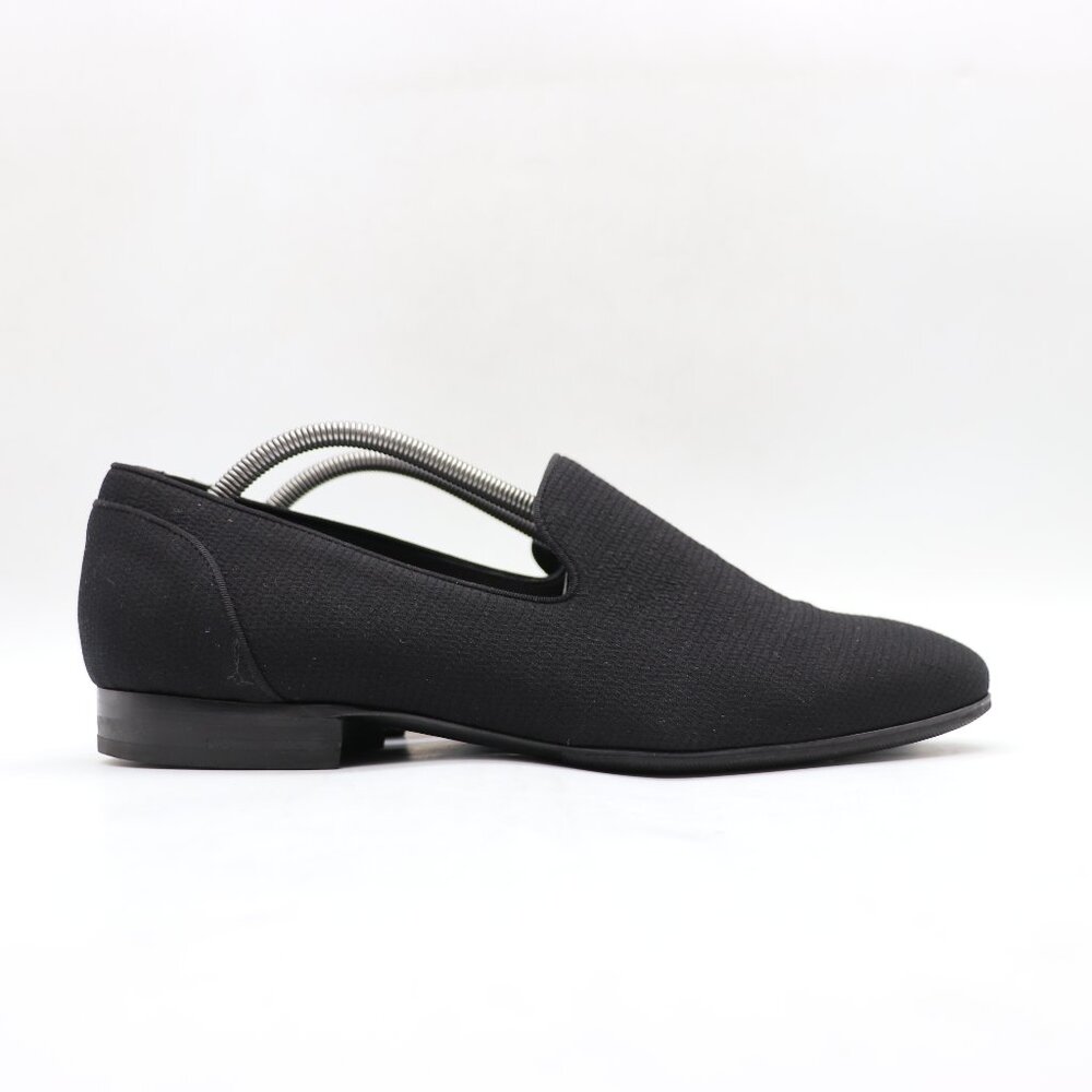 Lanvin Black Venetian Loafers Men's Size US 11 Dress Comfort Slip on Shoes